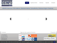 Tablet Screenshot of deinfo.es